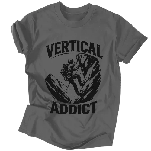 Vertical Addict póló (Grafit)