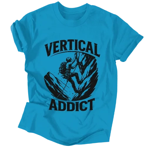 Vertical Addict póló (Türkiz)