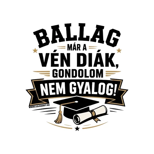 Ballag már a vén diák bögre