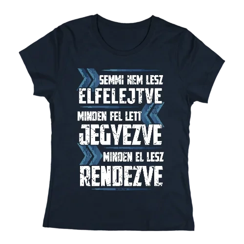 Minden el lesz rendezve (Sötétkék)