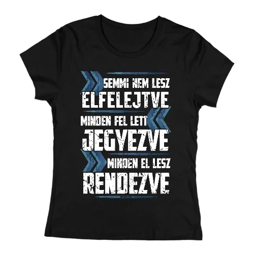 Minden el lesz rendezve (Fekete)