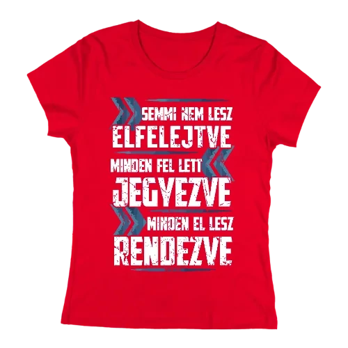 Minden el lesz rendezve (Piros)
