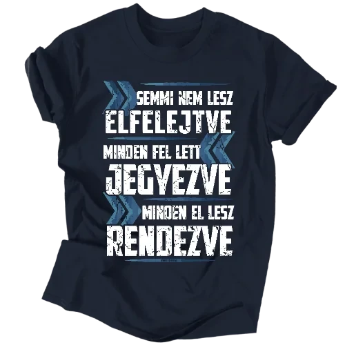 Minden el lesz rendezve (Sötétkék)