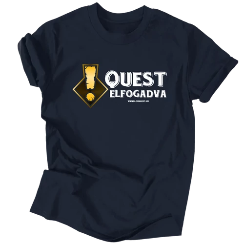 Quest elfogadva póló (Sötétkék)