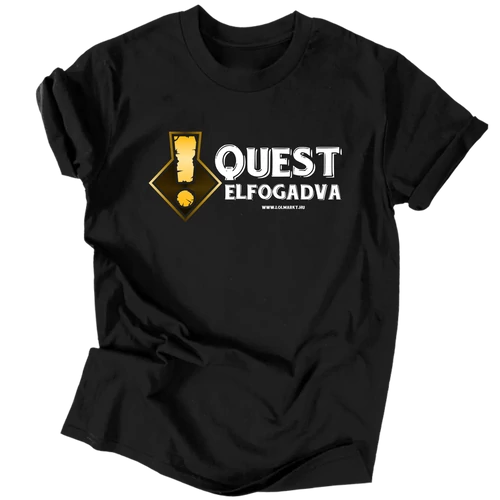 Quest elfogadva póló (Fekete)