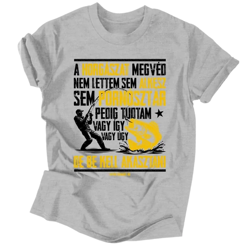Be kell akasztani póló (Sport grey)