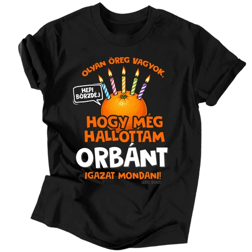 Olyan öreg vagyok... (Fekete)