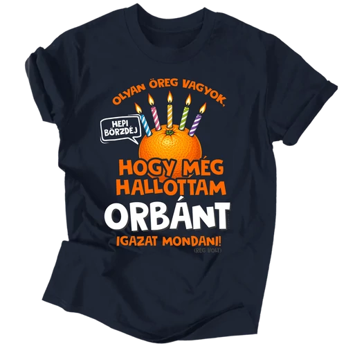 Olyan öreg vagyok... (Sötétkék)