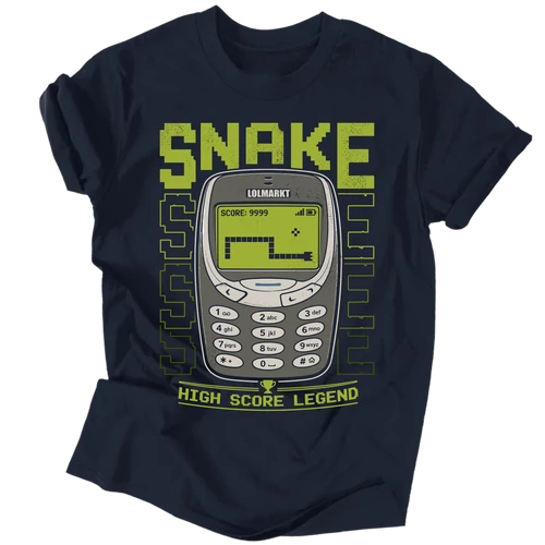 Snake póló (Sötétkék)