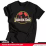 Kép 10/17 - Jurassic Dad fekete férfi póló - TD244