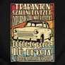 Trabanton szállni élvezet férfi póló (B_fekete)