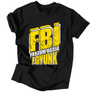 Kép 1/6 -  Faszom bánja igyunk FBI férfi póló (Fekete)