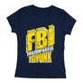 Kép 3/6 - Faszom bánja igyunk FBI női póló (Sötétkék)