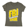 Kép 5/6 - Faszom bánja igyunk FBI női póló (Grafit)