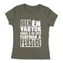 Igen én vagyok a felesége női póló (Grafit)
