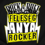Kép 2/5 - Rock &amp; Roll Anya női póló (B_Fekete)