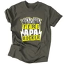 Rock & Roll Apa férfi póló (Grafit)