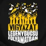 Vigyázat! Legénybúcsú folyamatban férfi póló  (B_Fekete)