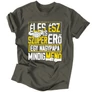 Éles ész... nagypapás férfi póló (Grafit)