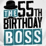 The Birthday Boss férfi póló (B_Feher)