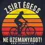 Zsírt égess női póló (B_Fekete)
