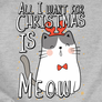Kép 3/14 - Christmas is meow női póló (B_Szürke)