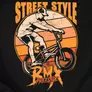 Kép 2/3 - BMX Freestyle kapucnis pulóver (Borito_Fekete)