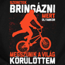 Kép 2/3 - Szeretek bringázni - BMX férfi póló (B_fekete)