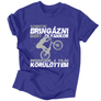 Kép 3/5 - Szeretek bringázni - Trial bike férfi póló (Királykék)