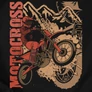 Motocross férfi póló (B_fekete)