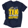 Tömény elhárítási központ TEK férfi póló  (Sötétkék)