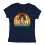 Cefre ivó alakulat CIA női póló (Sötétkék)