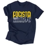 Focista evolúció férfi póló (Sötétkék)