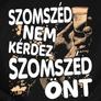 Kép 2/4 - Sógor nem kérdez férfi póló szett (B_Fekete_1)