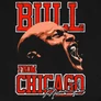 Bull from Chicago rajongói férfi póló (B_Fekete)
