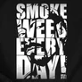 Smoke weed férfi póló (B_Fekete)