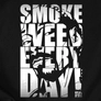 Kép 2/2 - Smoke weed férfi póló (B_Fekete)