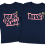 Kép 4/11 - BRIDE SECURITY TEAM - lánybúcsús póló szett (sötétkék)