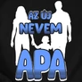 Az új nevem anya/apa páros pólószett Férfi (b_fekete)