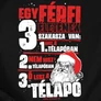 A férfi a télapó férfi póló előnézeti kép (Fekete_B)