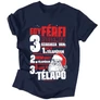 A férfi a télapó férfi póló (Sötétkék)