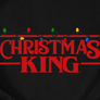 Kép 2/3 - Christmas King kapucnis pulóver előnézeti kép (Fekete)