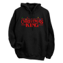 Kép 1/3 - Christmas King kapucnis pulóver (Fekete)