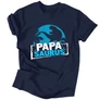 Papasaurus férfi póló (Sötétkék)