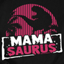 Kép 2/3 - Mamasaurus női póló (B_Fekete)