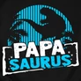 Papasaurus férfi póló (B_Fekete)