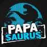 Kép 2/6 - Papasaurus férfi póló (B_Fekete)