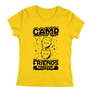 Kép 5/5 - Camp Friends női póló (Sárga)