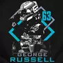 Kép 2/4 - George Russell férfi póló (B_fekete)