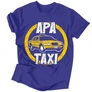 Apa Taxi férfi póló (Királykék)